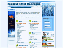 Tablet Screenshot of federal-hotel-montagne.fr
